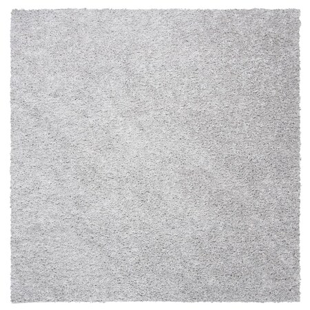 Safavieh 4 x 4 ft. August Shag 900 Square Area Rug, Silver AUG900G-4SQ